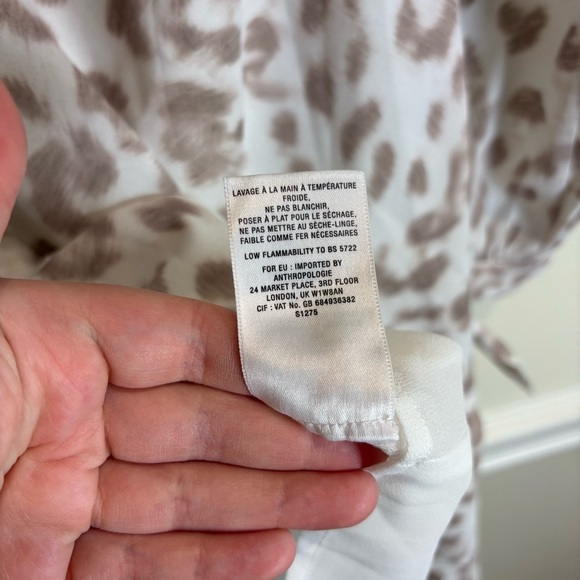 Anthropologie Mare Mare Felix Leopard Print Tunic Dress Extra Small - Picture 9 of 9